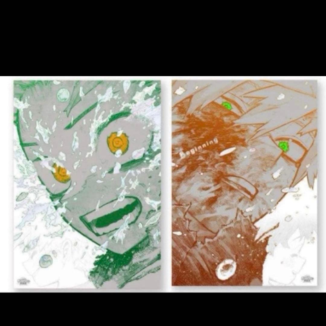 【最安値】ヒロアカ展　A2アートポスター　The Beginning 2枚セット