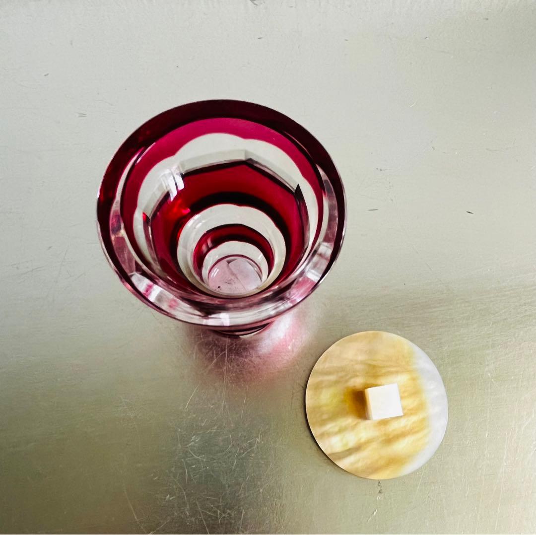 ヴァルサンランベール（VSL）グラス　見立て　茶器　ベルギー　茶道具　茶箱茶籠