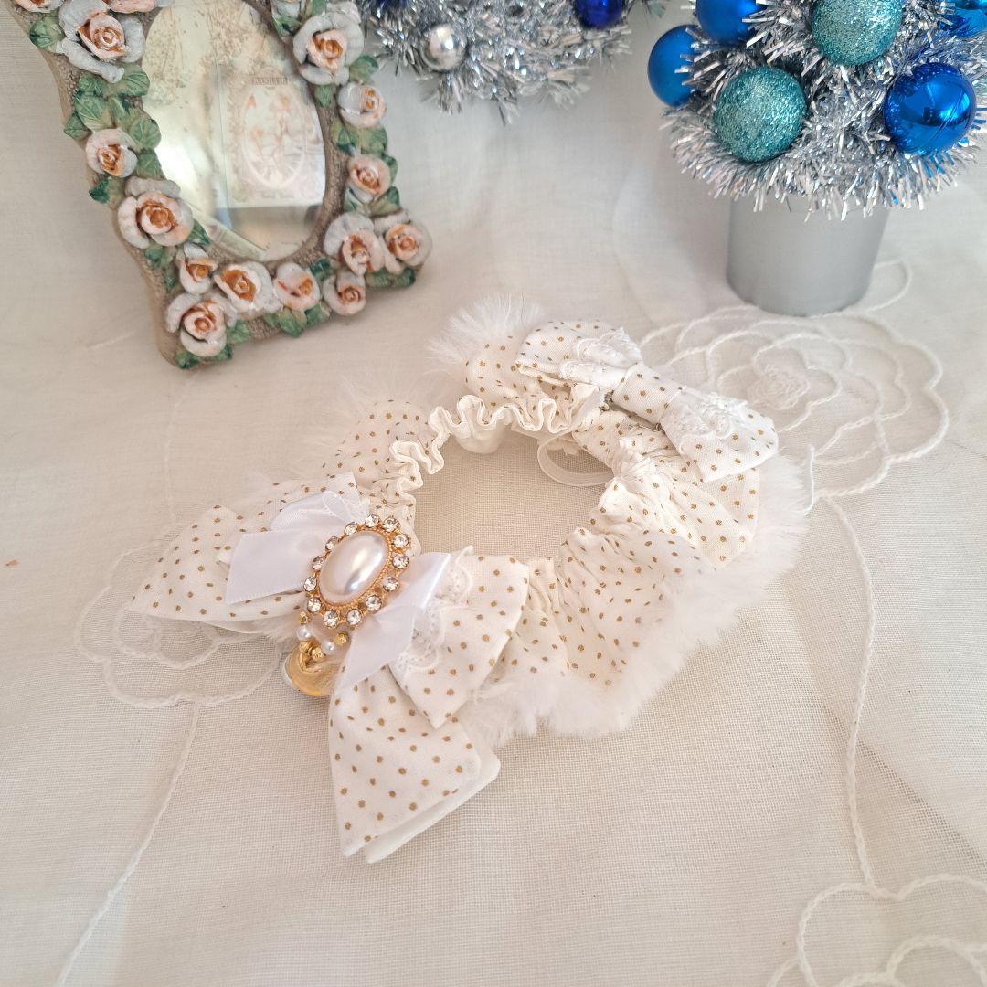 短毛シュシュ、スノーフレーク、ゴールドドット、わんちゃん猫ちゃん用