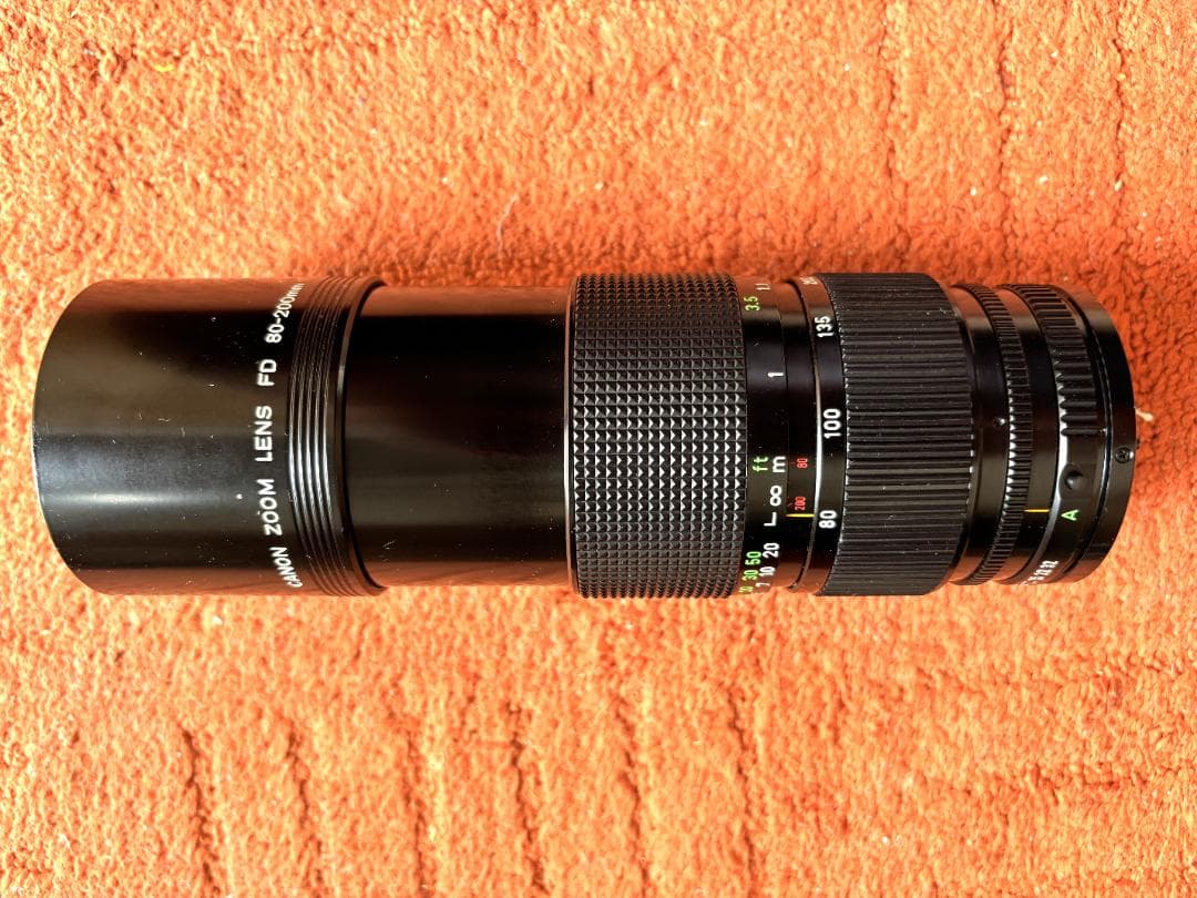 Canon FD80〜200mmF4 zoomレンズ