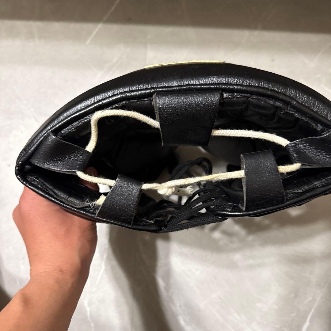 Winning ヘッドギア 黒 レースアップ式　Mサイズ