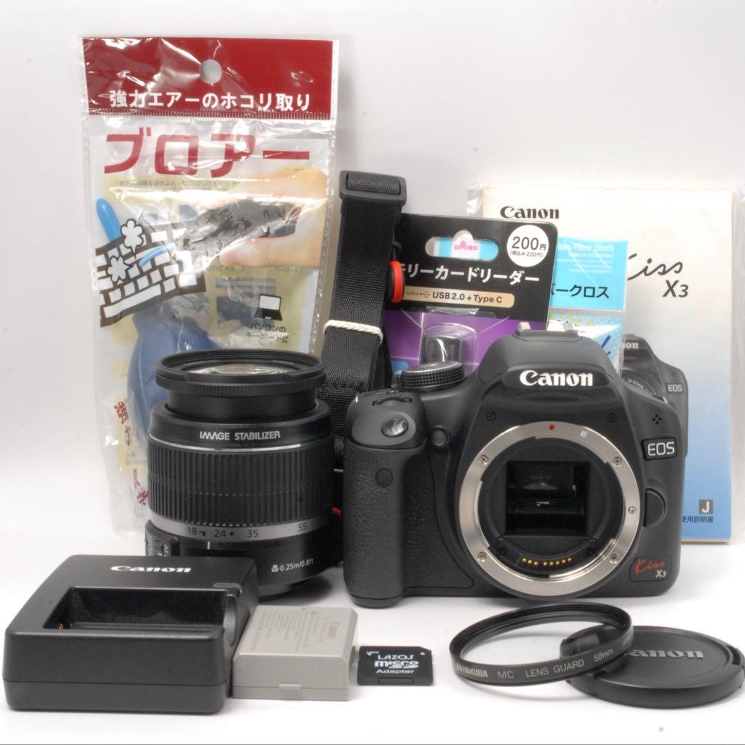 ✨美品✨Canon kiss X3 レンズセット 初心者おすすめ 迷ったらコレ◎