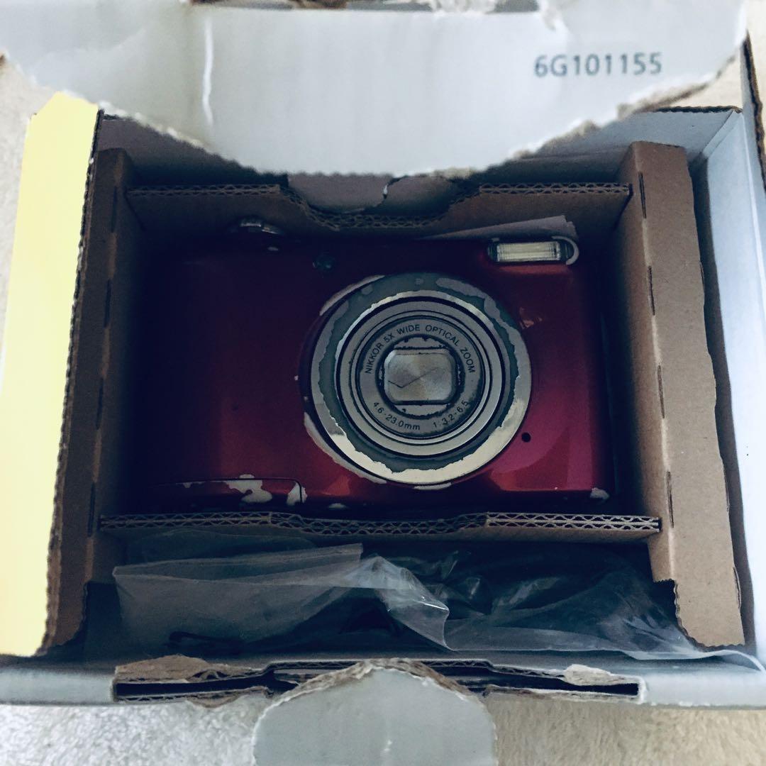 乾電池式 箱付き Nikon COOLPIX A10 オールドコンデジ デジカメ