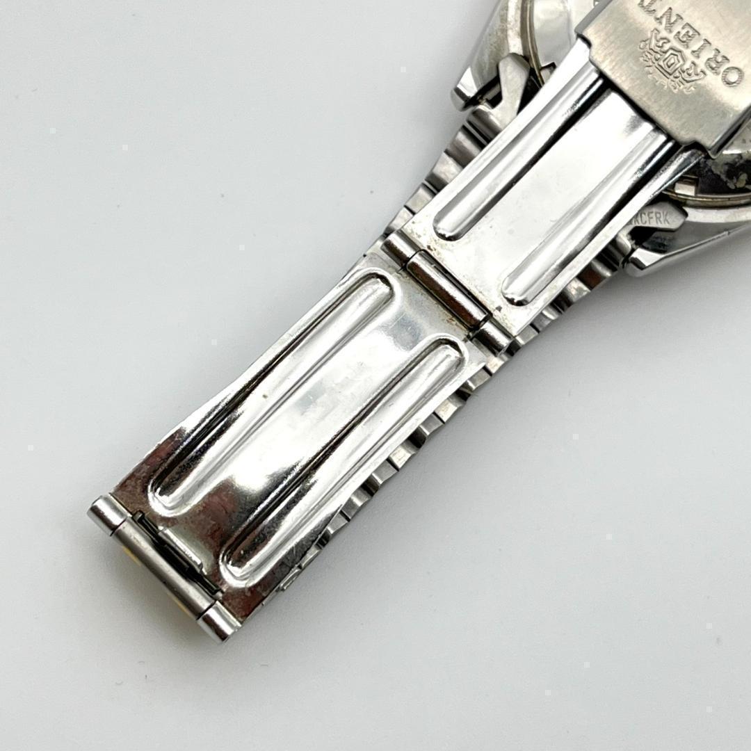 良品 オリエント スリースター 21石 腕時計 自動巻き デイデイト ゴールド