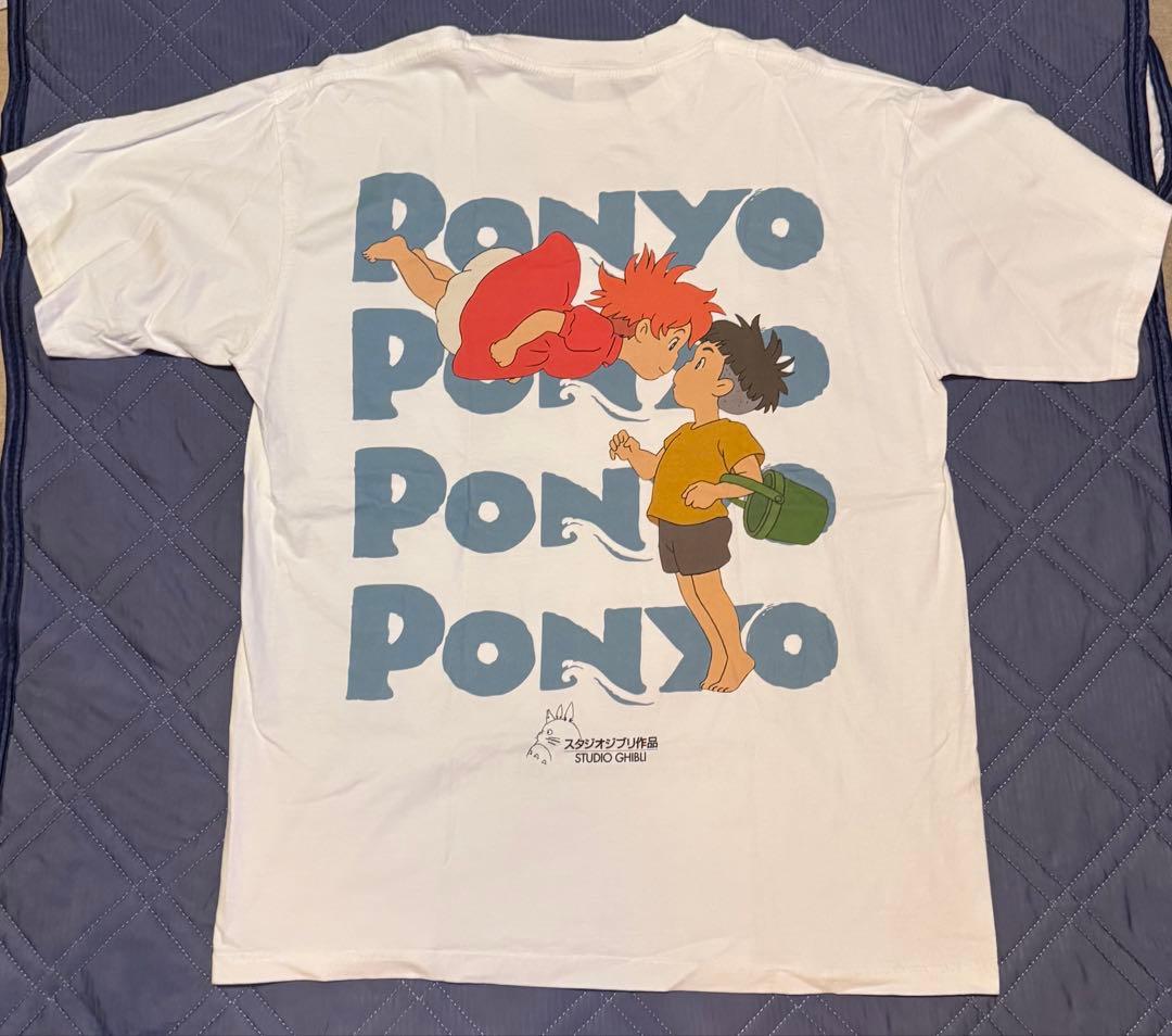 スタジオジブリ 崖の上のポニョ Tシャツ Lサイズ