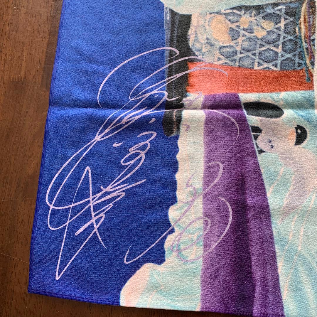 ￼梅沢富美男のタオルです。