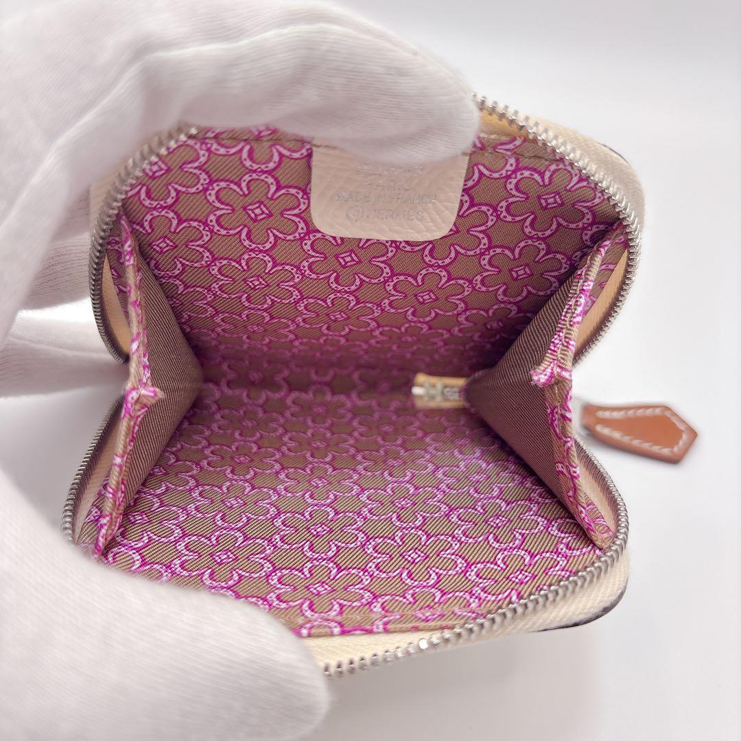 未使用 HERMES エルメス アザップミニ シルクイン ケース ナタ