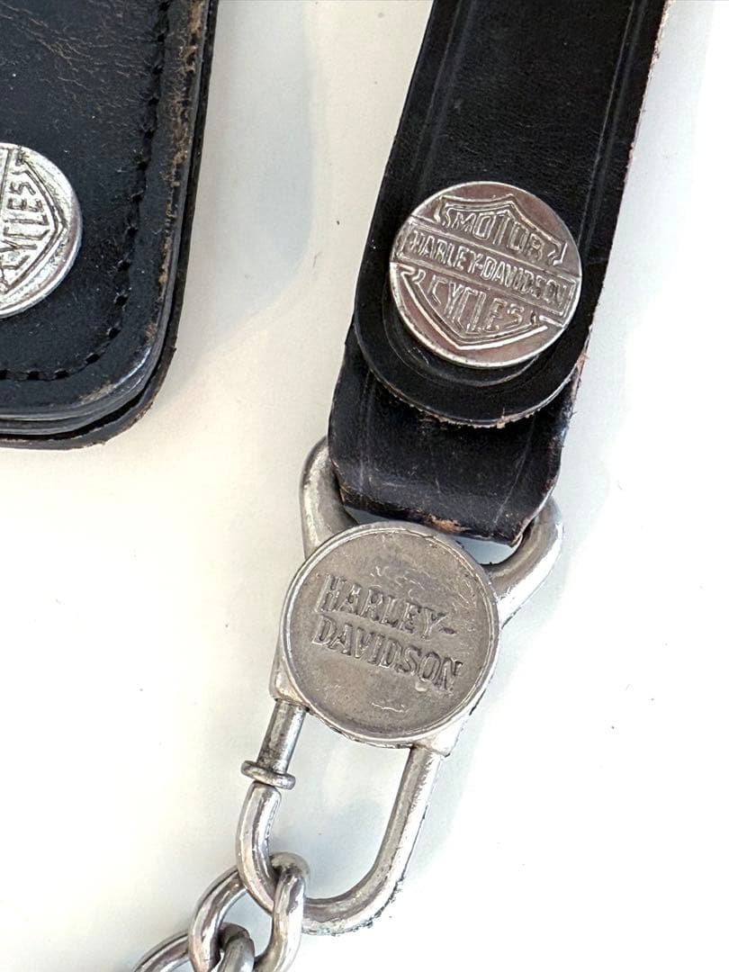 【希少品☆ビンテージ】トラッカーウォレット　ハーレー 革