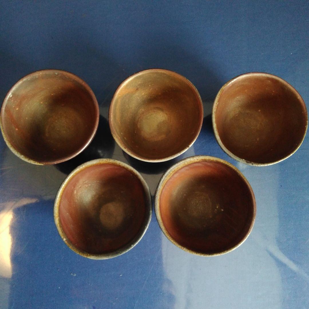 備前焼　煎茶茶碗 ５個セット