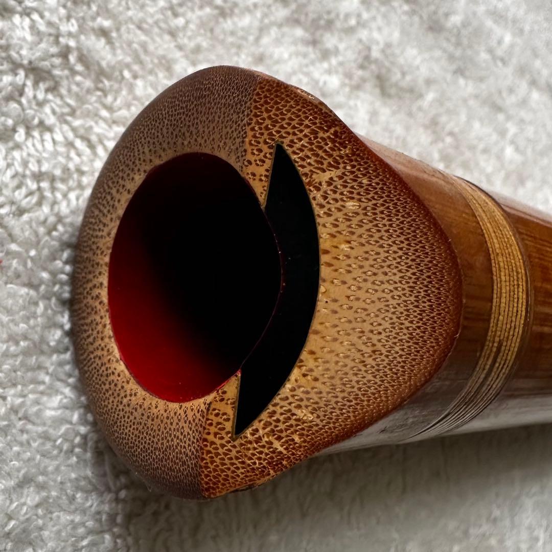 尺八　都山流　露秋　銘④（1尺8寸）補修