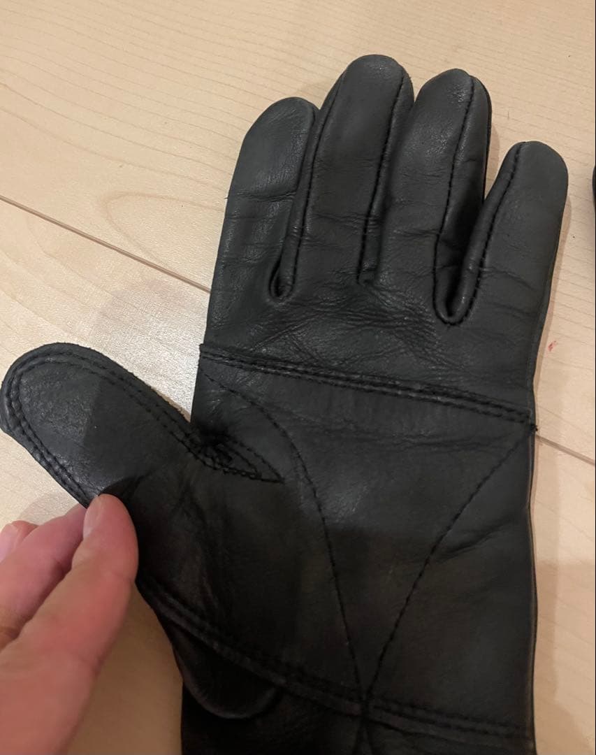 廃盤レア　VANSON レザー グローブ S 骨