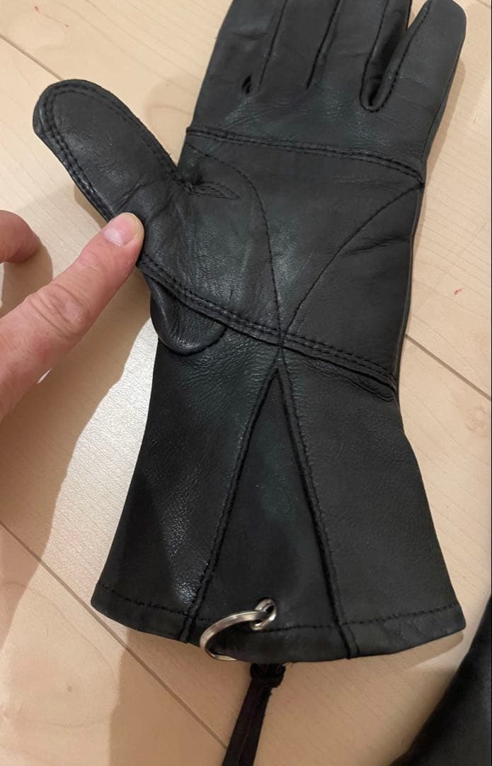 廃盤レア　VANSON レザー グローブ S 骨