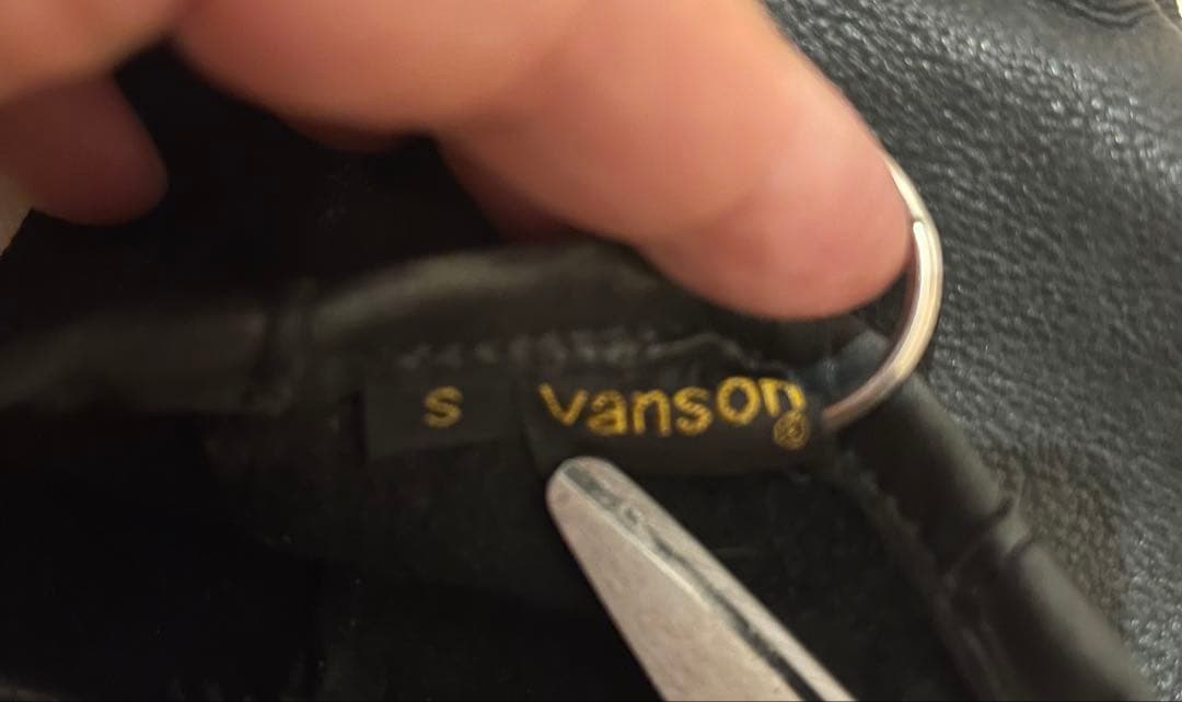 廃盤レア　VANSON レザー グローブ S 骨