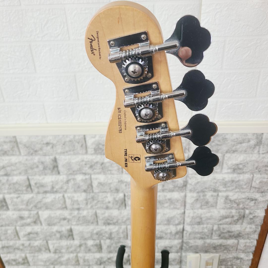 ベース Squier by Fender Active Jazz Bass PR839