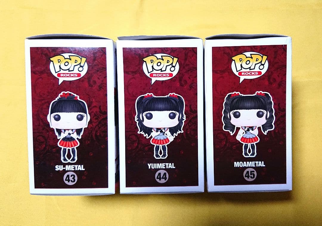 【新品】BABYL FUNKO POP! ROCKS フィギア3体セット