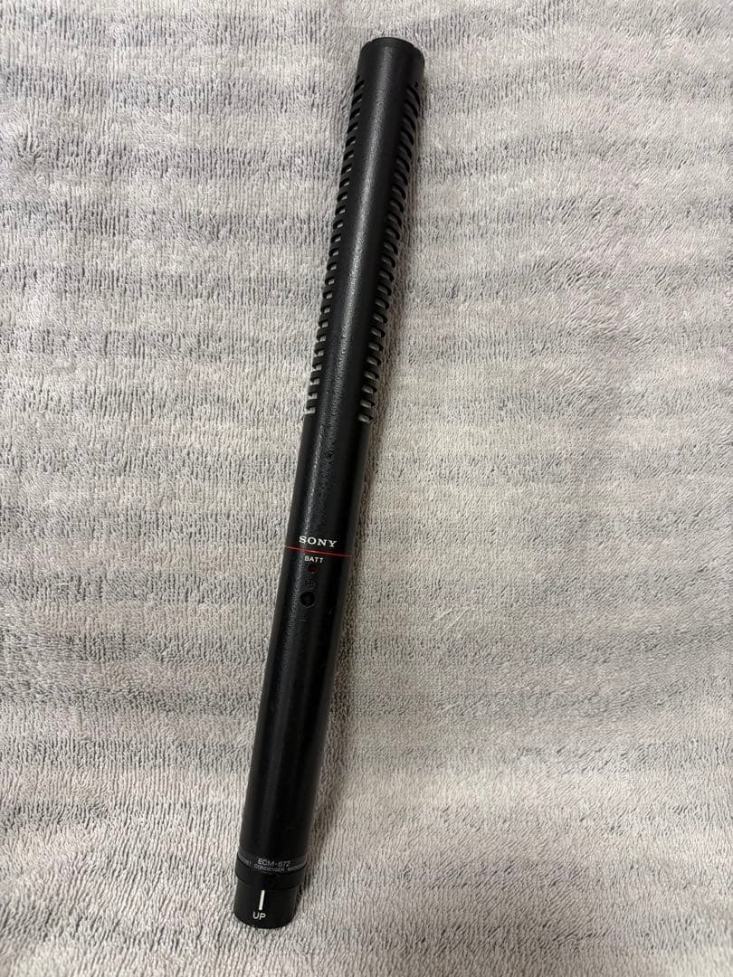 SONY ECM-672 コンデンサーマイク　ガンマイク