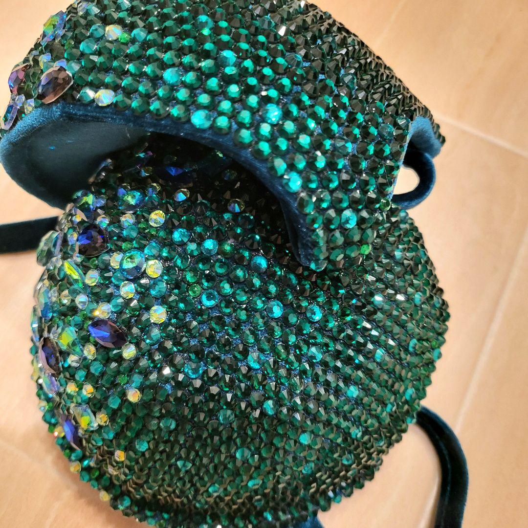 JBBF ビキニフィットネス競技用ビキニ（エメラルドグリーン）