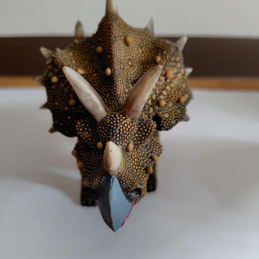 恐竜フィギュア 4体 レトロ 昭和 希少 アンキロサウルス　トリケラトプス