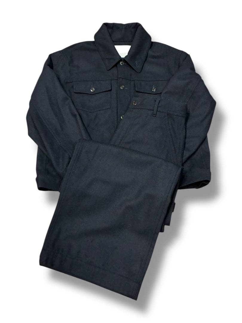 【25AW VOAAOV リサイクルメルトンセットアップ】