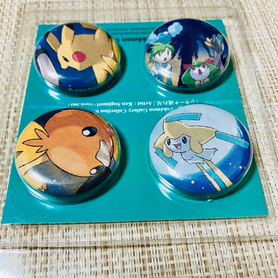 【未開封品】ポケモン ジラーチ流れ星 杉森建 缶バッジ 2003