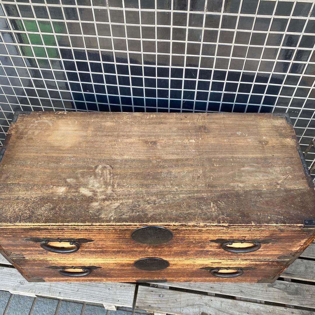 時代物 桐箪笥 骨董品 古家具 インテリア 店舗什器 古民家