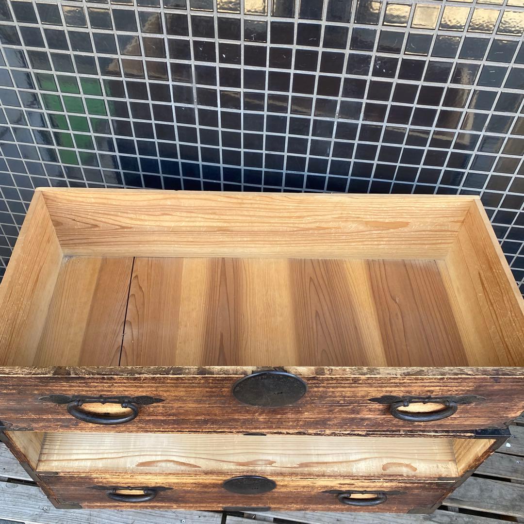 時代物 桐箪笥 骨董品 古家具 インテリア 店舗什器 古民家