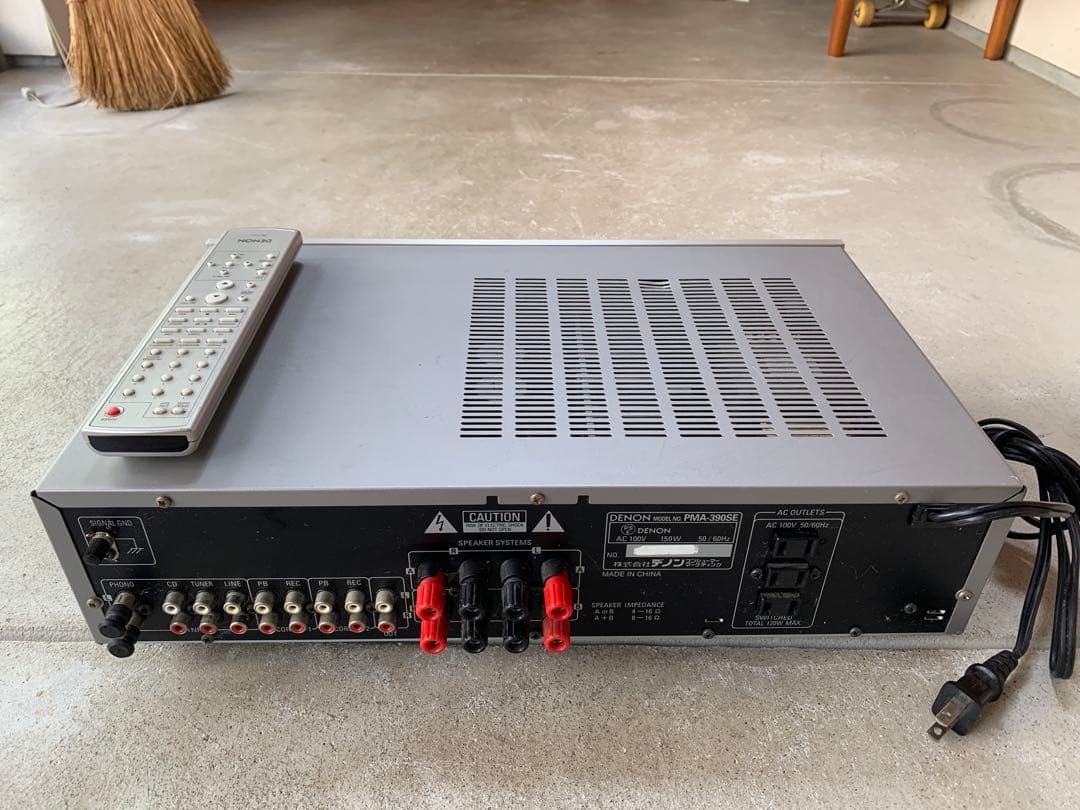 DENON デノン プリメインアンプ PMA-390SE シルバー 音響機器