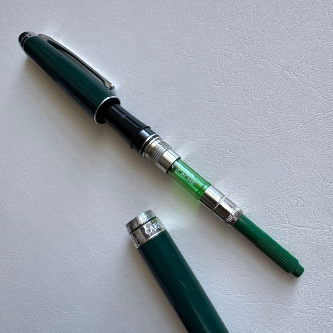 カランダッシュ　万年筆　レマンコレクション　ロジウムプレート　F