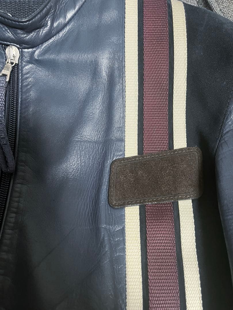 【激レア】PRADA UOMO レザーライダースジャケット