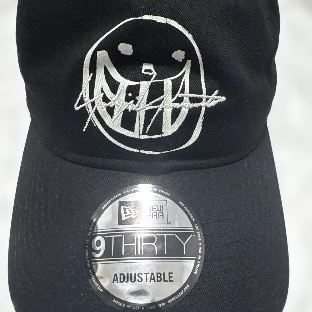 yohji yamamoto new era キャップ　smile logo