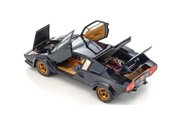 専用品≫美品　京商カウンタック　ウォルターウルフ　ダークブルー　1/18