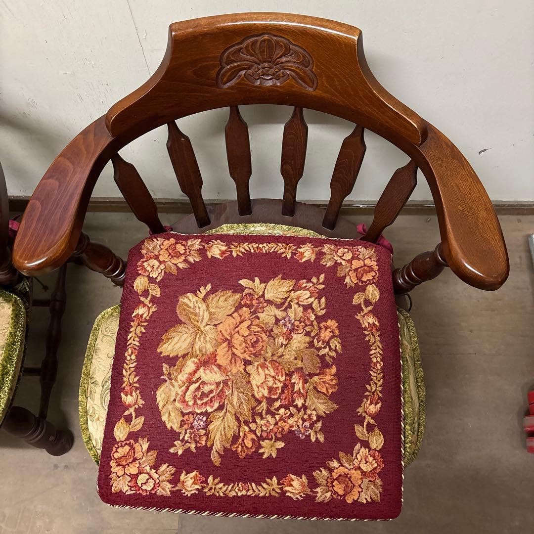 WINDS 太平　アンティークチェア　ローチェア　ウィンザーチェア　2脚　最安値