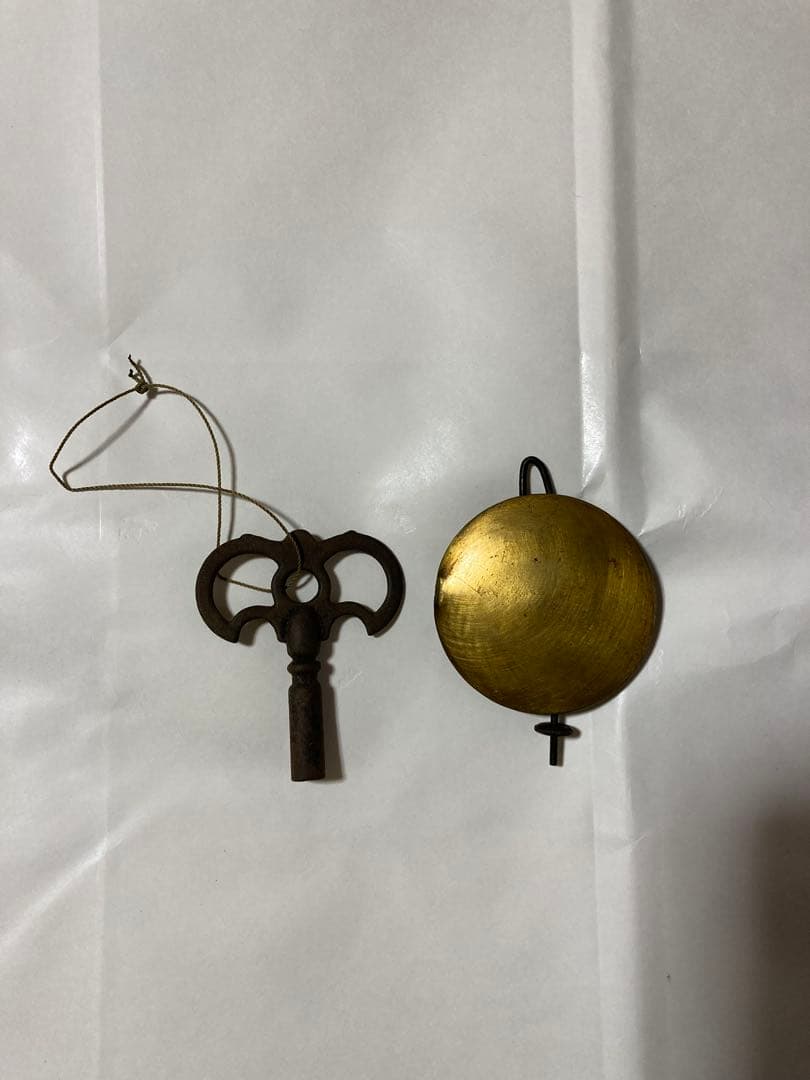 1800年代　イングラハム　四ツ丸　ダルマ　柱時計　振り子時計