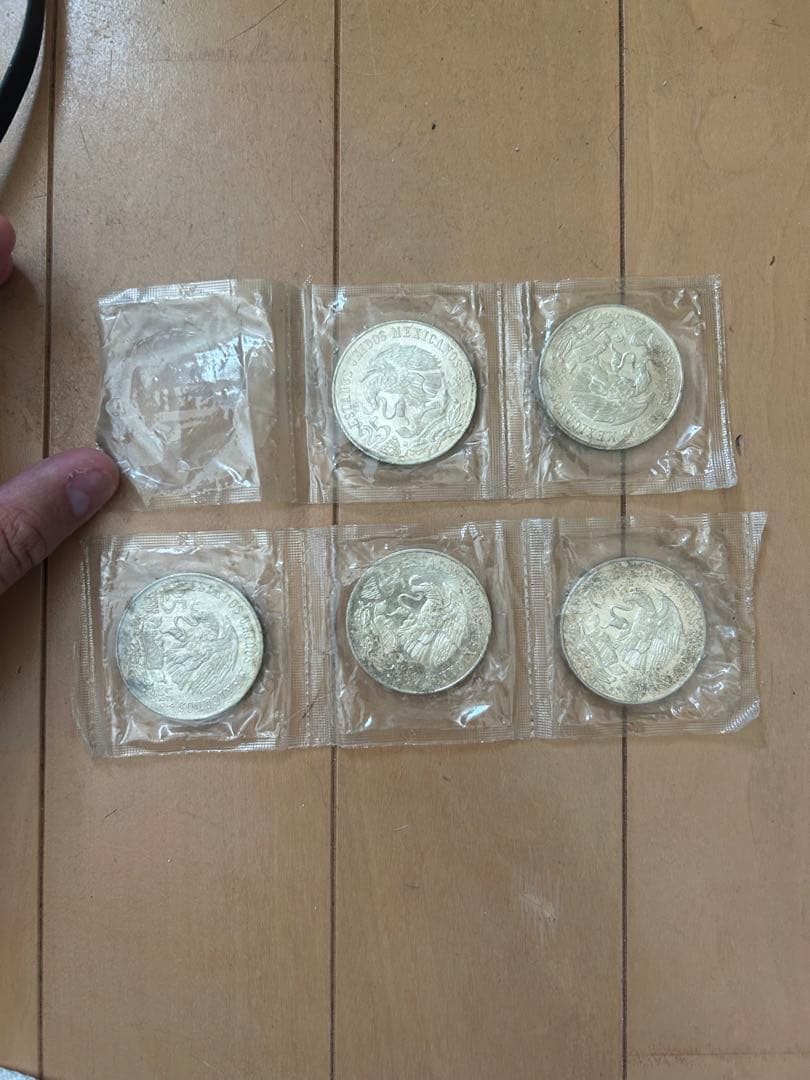 未使用　メキシコ 1968年 夏季オリンピック 記念銀貨