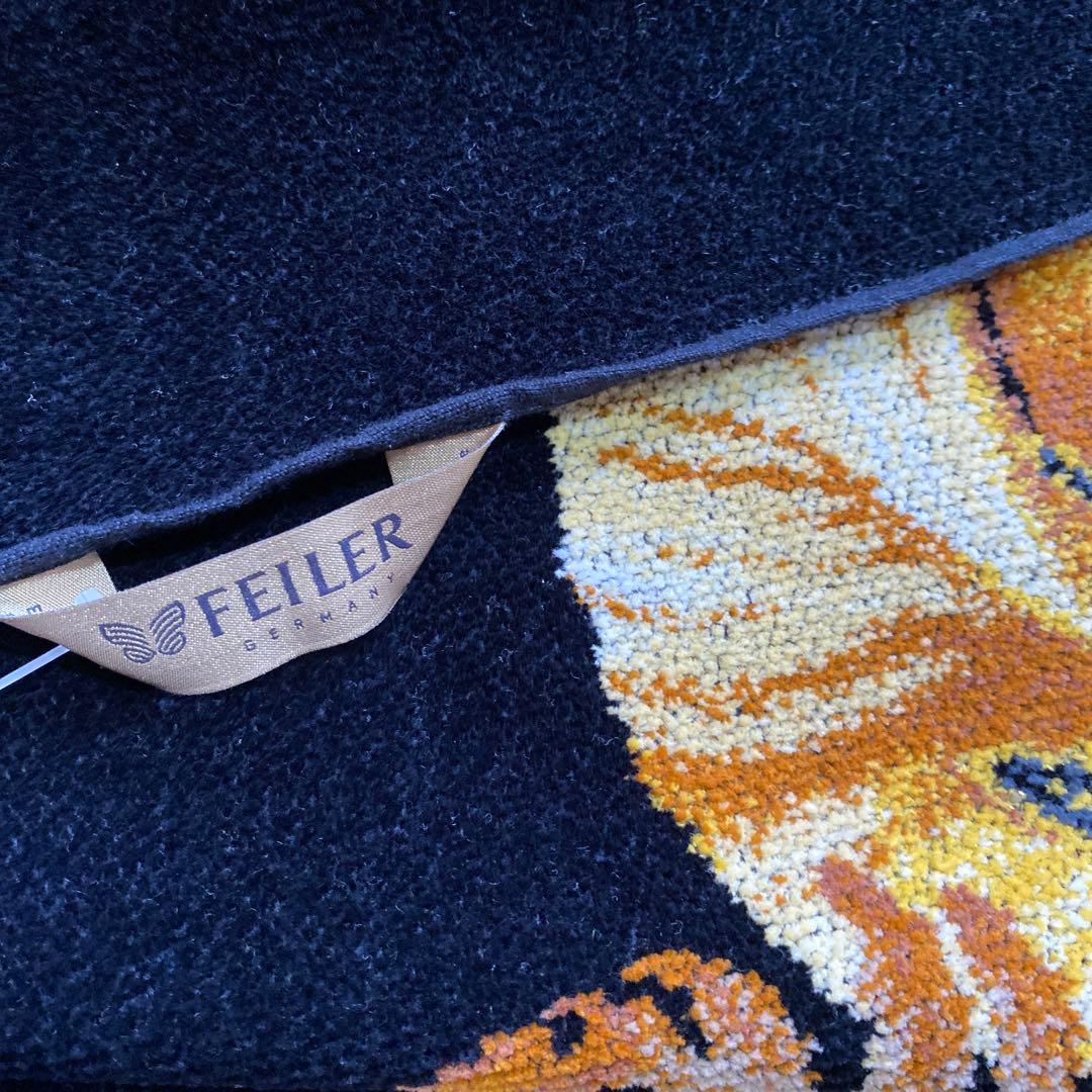 新品FEILER 植物柄大判バスタオル 定価¥3 0000以上のお品