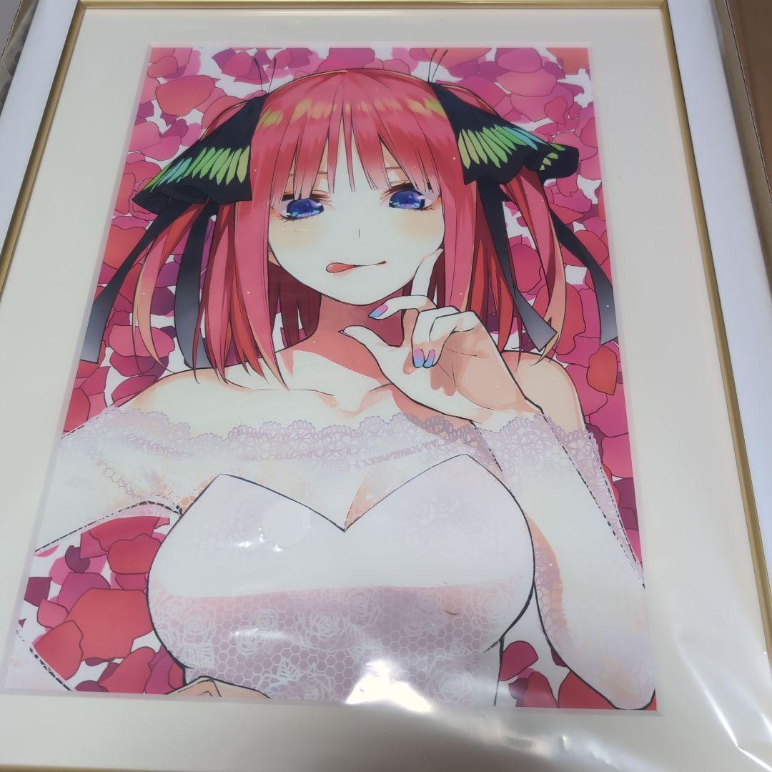 YummY 五等分の花嫁五人分ウェディングイラスト A4記念額装絵