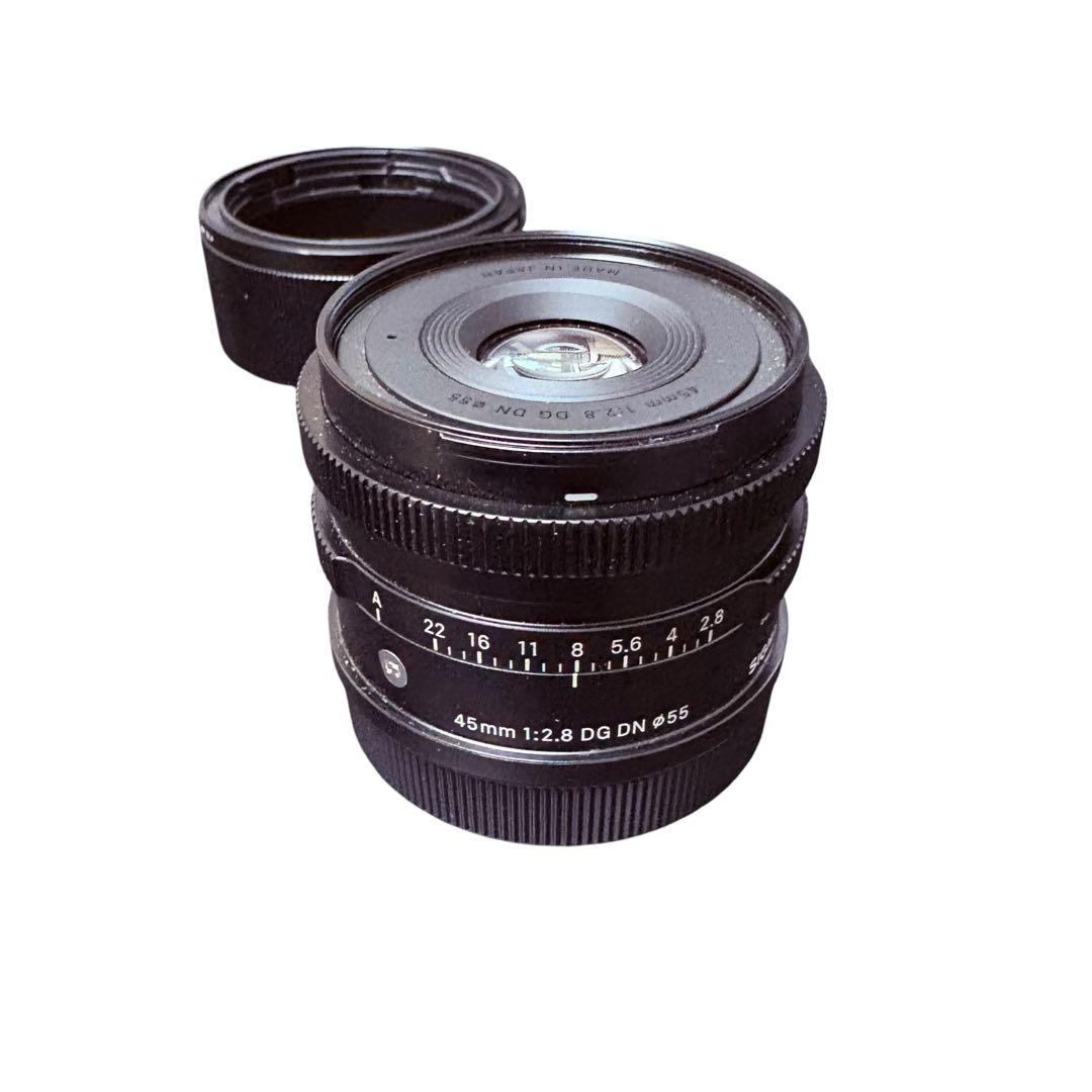美品 SIGMA 45mm F2.8 DG DN Lマウント ライカ