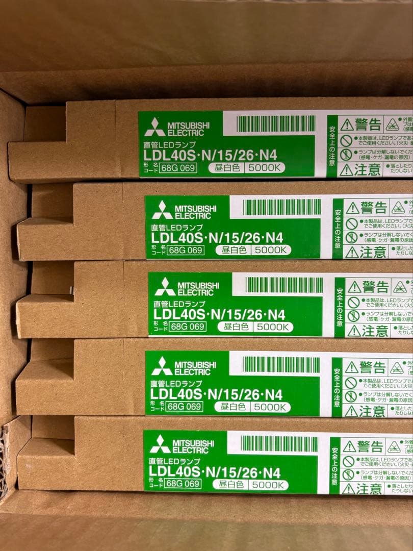 三菱電機 直管LEDランプ LDL40S•N/15/26•N4 30本