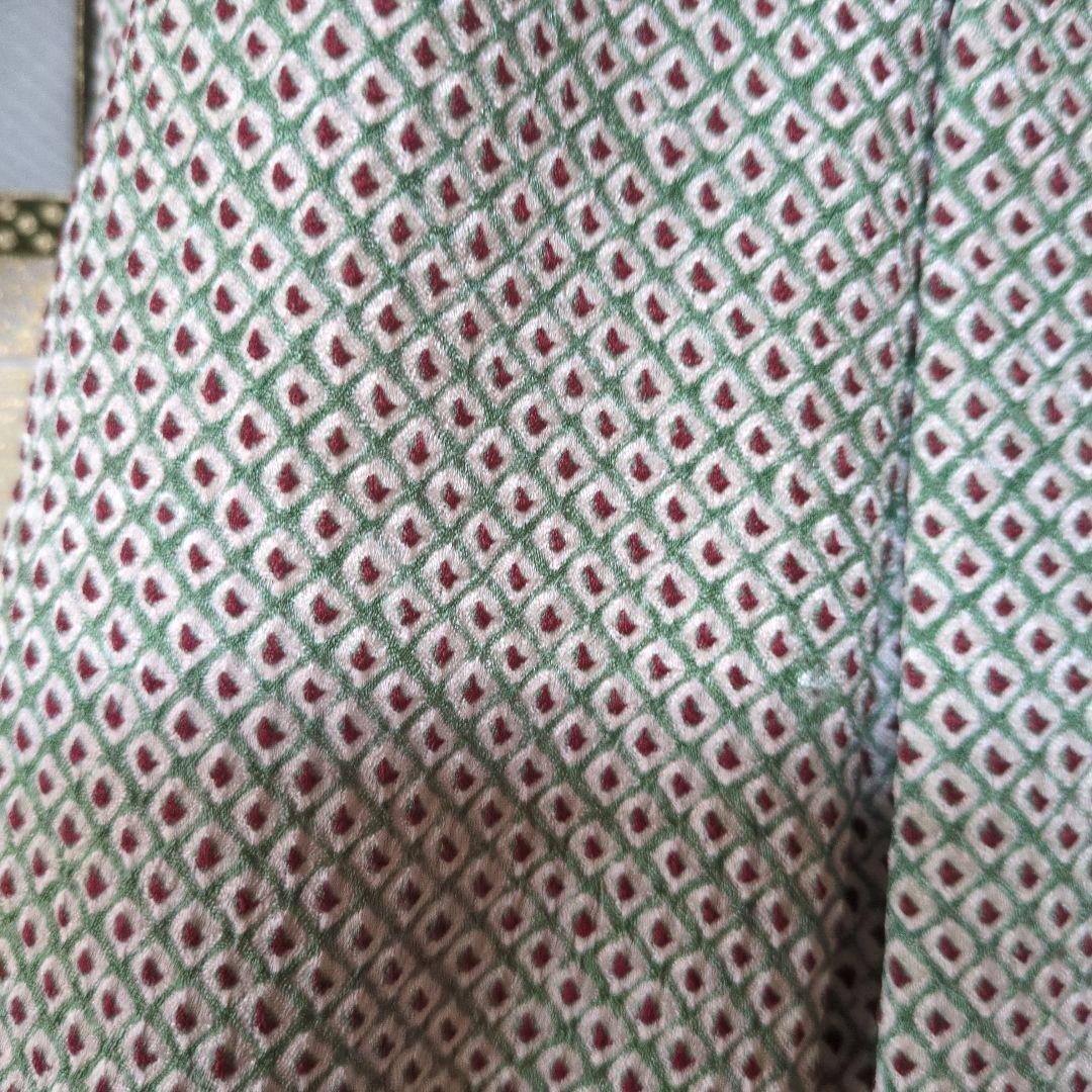 七五三３歳男の子着物と正絹総絞りの被布（中綿無し）ペパーミントグリー