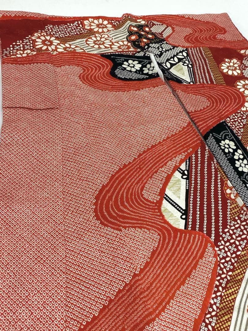 振袖 豪華 絞り 金駒 金彩 紋意匠 身丈170cm