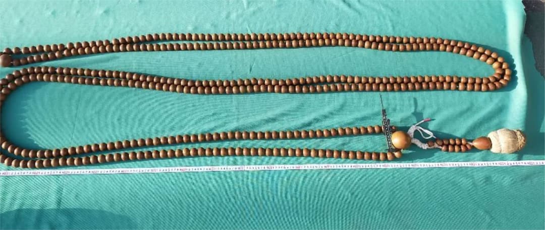 百万遍大数珠・百万遍念仏・仏教美術・仏像・寺院・数珠繰り・大念珠・骨董