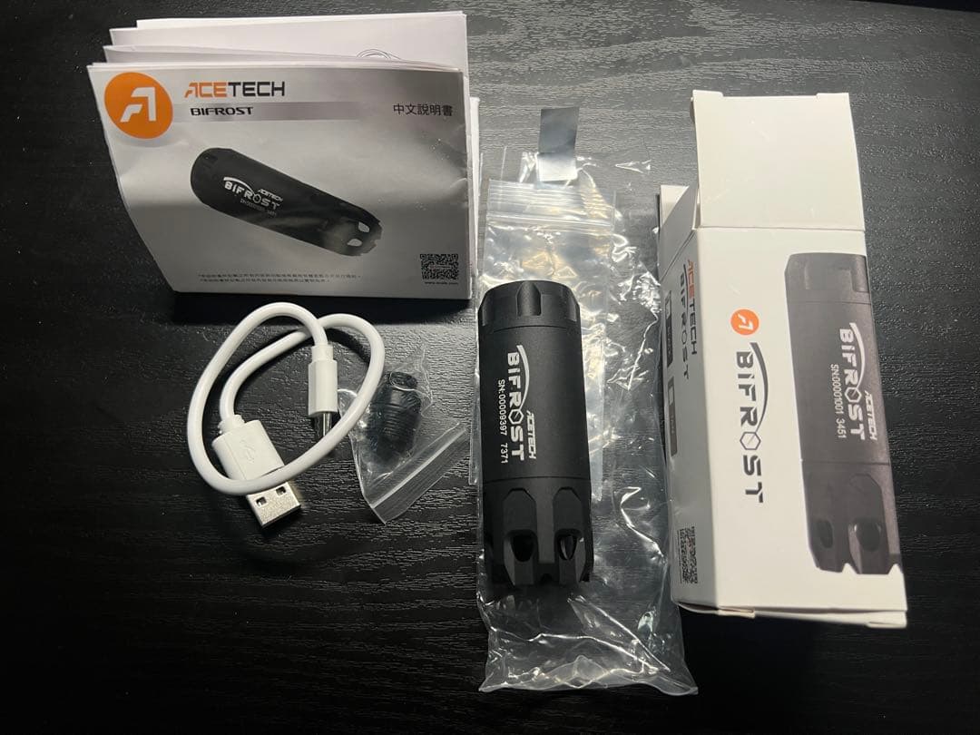 美品　ACETECH Bifrost ブラック - RGBトレーサー