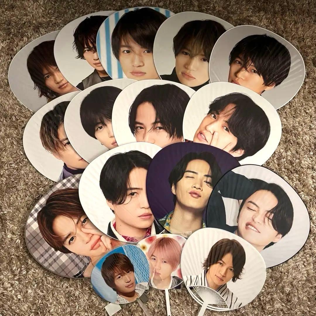 【16枚セット】菊池風磨　歴代うちわ