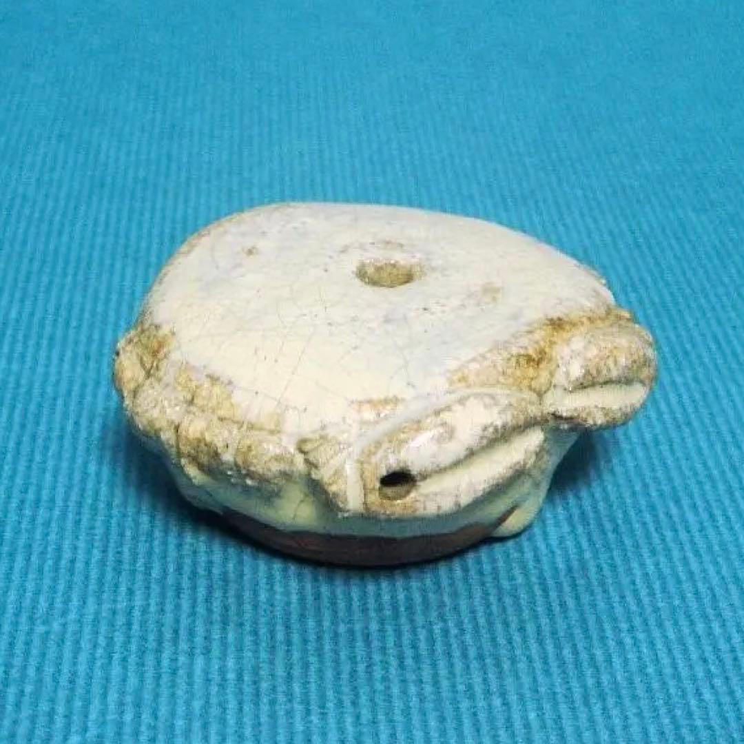 370『蟹 水滴』陶器　/骨董品 古美術 アンティーク 古玩