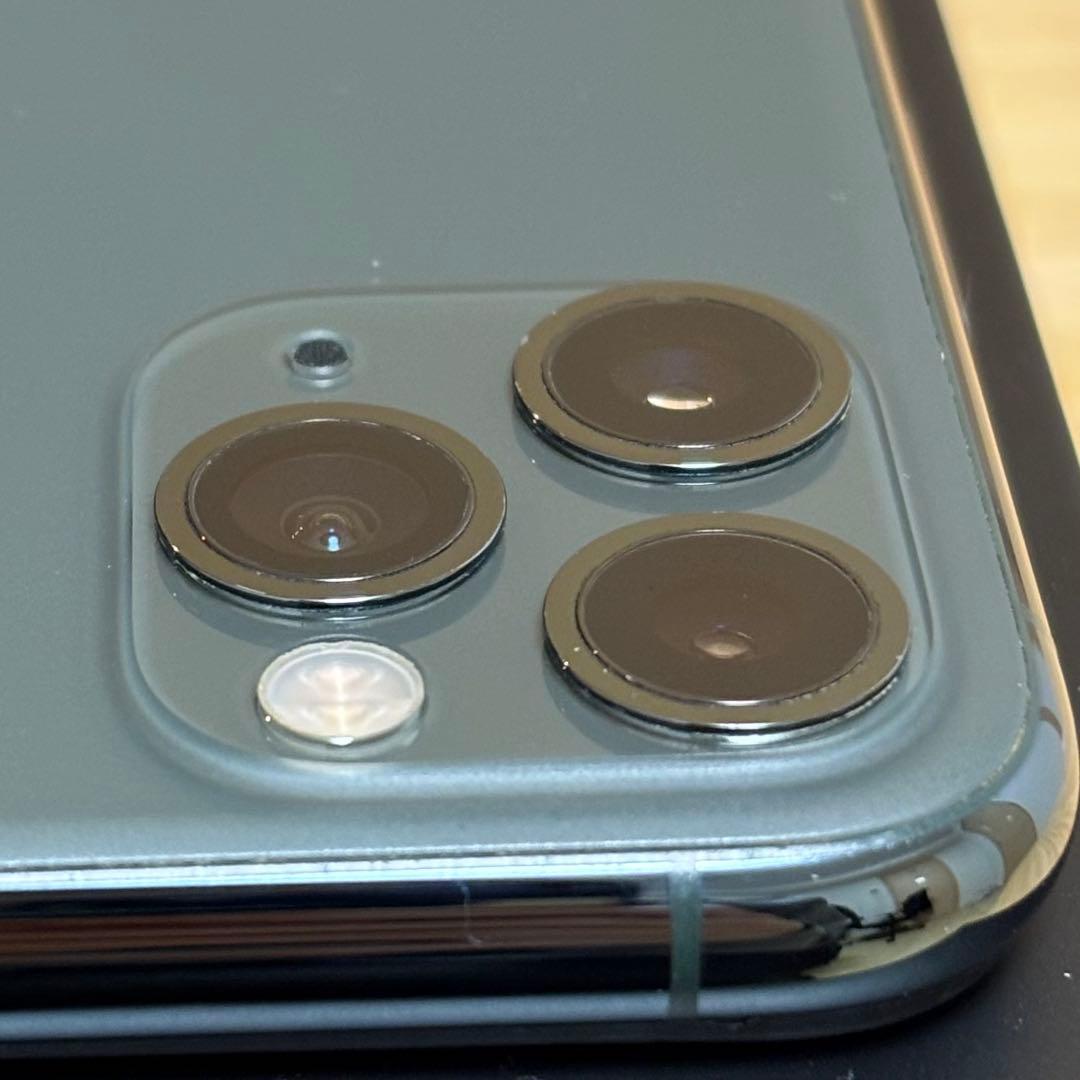 【美品】iPhone 11 PRO MAX 256GB ミッドナイトグリーン