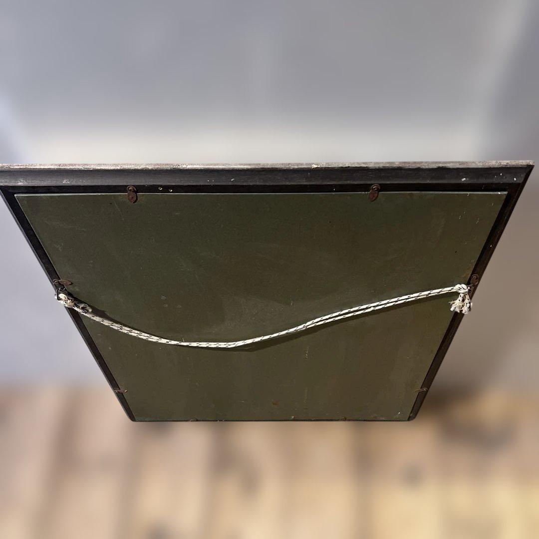 「ポピー」 額装 悦子 額縁入り 水彩画　壁掛け　インテリア　コレクション