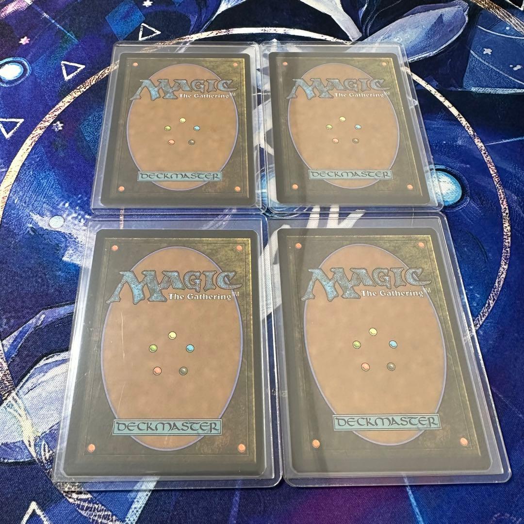 MTG/水蓮の花びら/Lotus Petal/エッチング・Foil×4枚