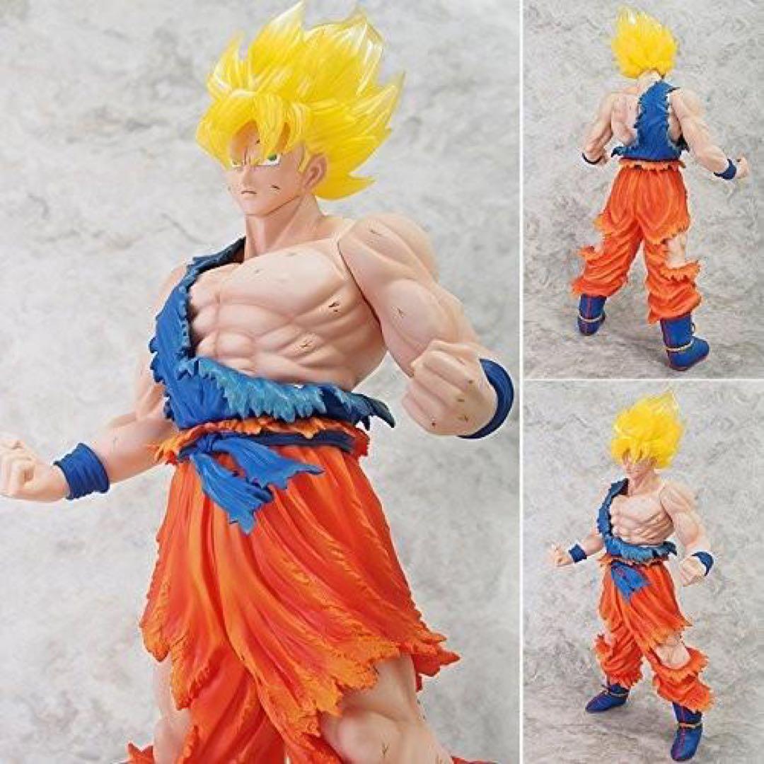 ［ 美品 ］ドラゴンボールギガンティックシリーズ超サイヤ人 孫悟空ダメージVer
