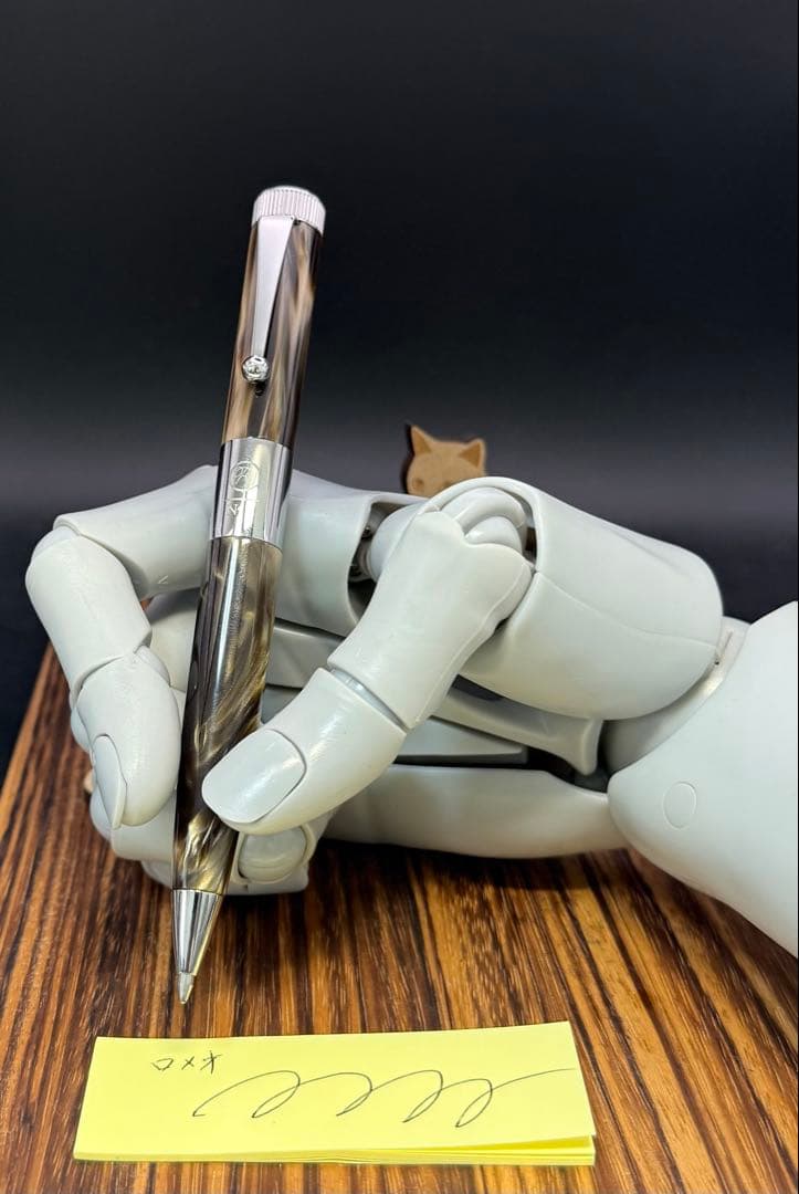 伊東屋 Romeo NO.3 ボールペン イタリアングレー 太軸