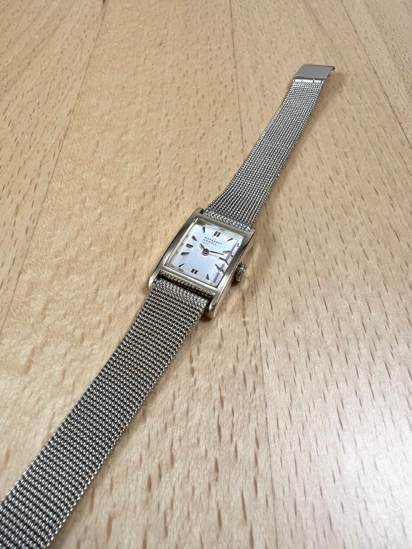【電池交換済】美品マーガレットハウエル idea スクエア 腕時計